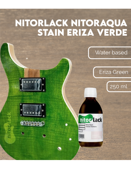 Nitorlack NitorAqua Stain Eriza Verde | Maderas Barber