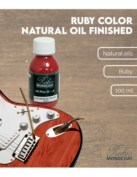 Ruby Color Natural Oil Finished