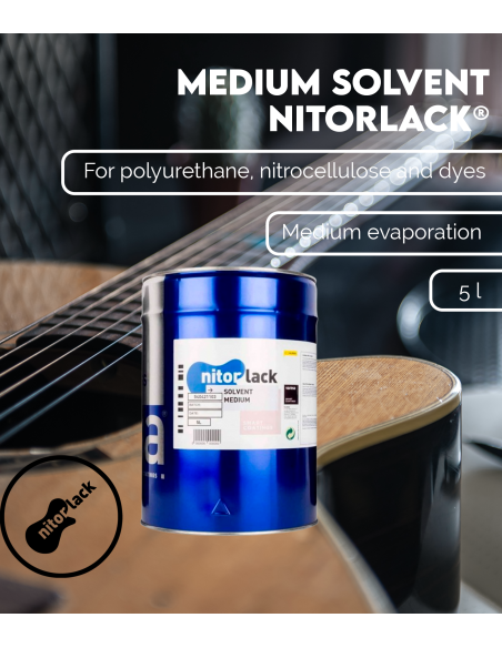Medium Solvent NITORLACK® (5l) | Maderas Barber