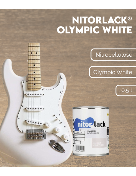 NITORLACK® Olympic White (500ml) | Maderas Barber