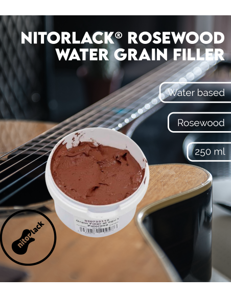 NITORLACK® Rosewood Water Grain Filler (250ml) | Maderas Barber