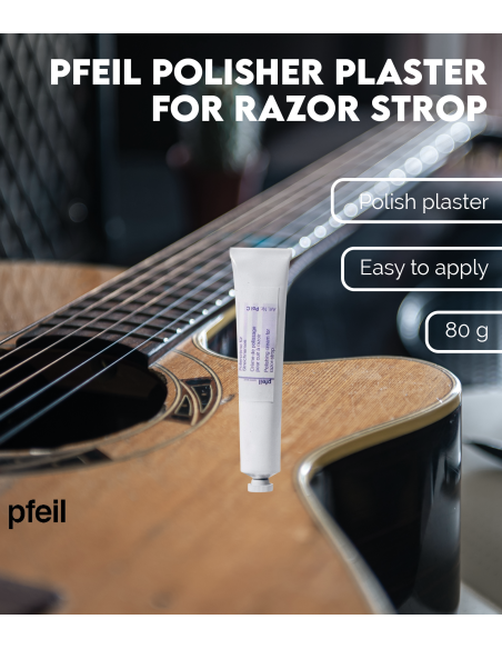 Pfeil Polisher Plaster for Razor Strop (80g) | Maderas Barber
