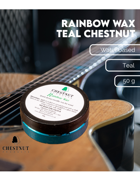 Rainbow Wax 50g Teal Chestnut | Maderas Barber
