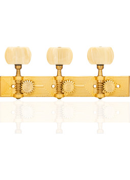Clavijero Aparicio Guitarra Clásica Modelo Cuenca Oro Mate 24K/Marfil