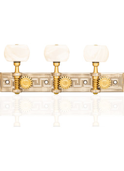 Aparicio Classical Guitar Machine Head Córdoba Model Sterling Silver/Perloid