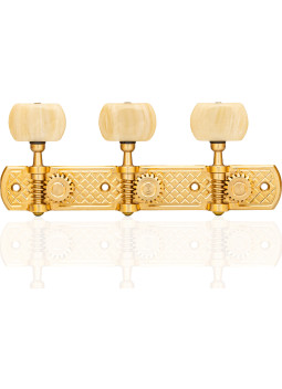 Clavijero Aparicio Guitarra Clásica Modelo Toledo Oro 24K/Marfil