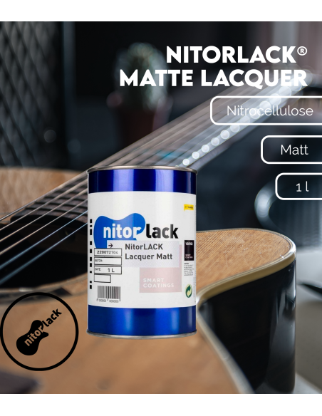 NITORLACK® Matte Lacquer (1l) | Maderas Barber