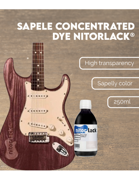 Sapelly Concentrated Dye NITORLACK® (0,25l) | Maderas Barber