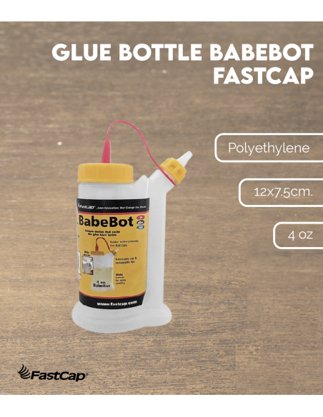 Glue Bottle Babebot 4 oz FastCap | Maderas Barber
