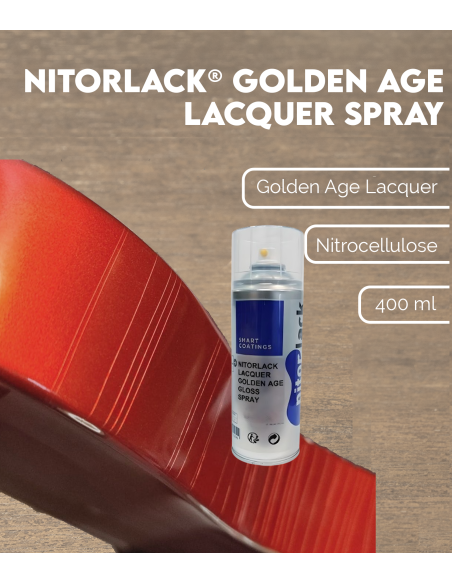 NITORLACK® Golden Age Lacquer Spray (400ml) | Maderas Barber
