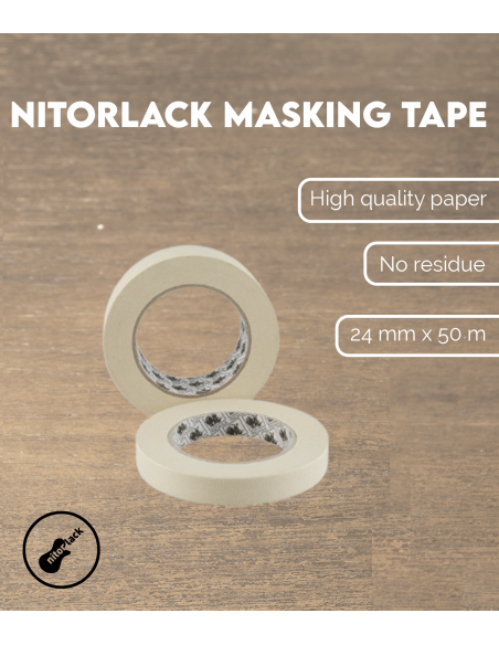 Ruban de masquage pour guitare Nitorlack