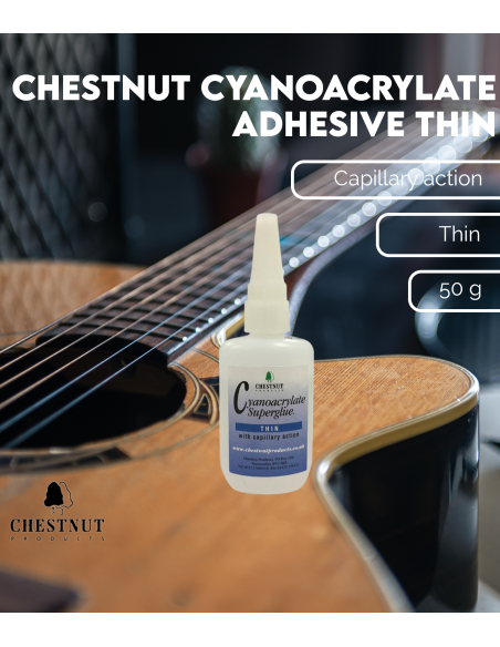 Cyanoacrylate viscosité faible Chestnut (50 g)