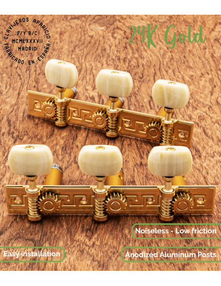 Mécanique Aparicio Guitare Classique Modèle Córdoba Or 24K/Ivoire | Maderas Barber