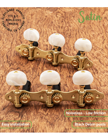 Clavijero Aparicio Guitarra Clásica Modelo Murcia Satinado/Nácar | Maderas Barber