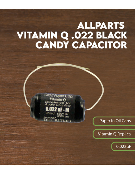 Condensateur de tonalité Black Candy Vitamin Q 0.022uF