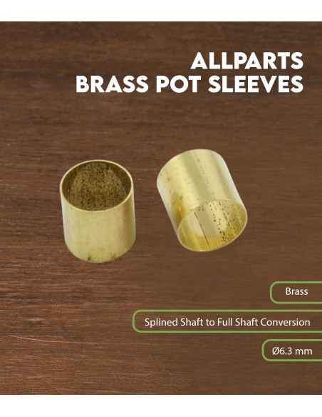 Rondelles en laiton pour potentiomètres AllParts