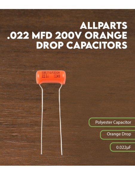 Condensador Orange Drop .022 uF 200V All parts