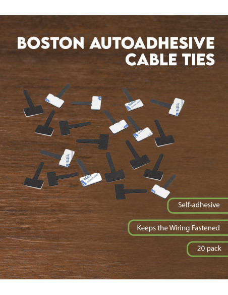 Boston autoadhesive cable ties | Maderas Barber