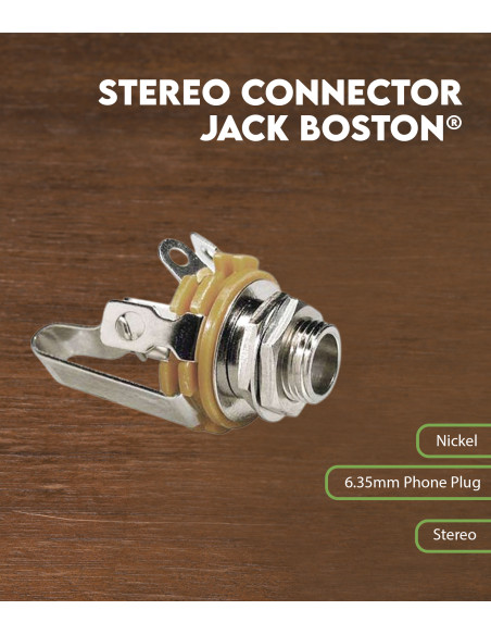 Chrome chassis connector jack