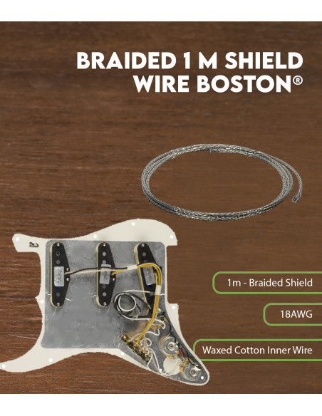 Buy Braided 1 m shield wire