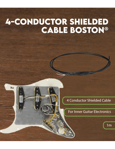 Câble blindé 4 brins conducteurs Boston®