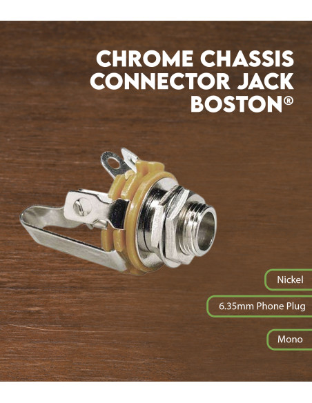Buy Chrome chassis connector jack Boston®