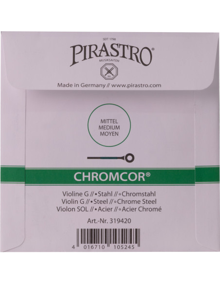 Jeu de Cordes Pirastro Chromcor pour Violon | Maderas Barber