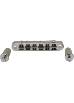 Puente Tune-O-Matic Clásico M8 Cromado Göldo frontal