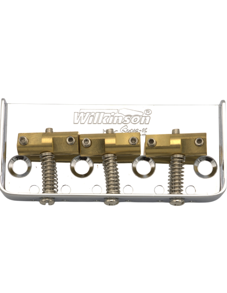 Pont pour guitare électrique Wilkinson Style-T court Chrome.