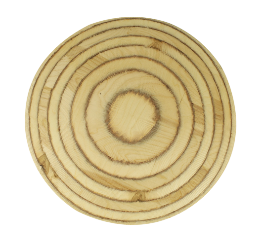 Plywood backing for Classical and Acoustic guitar with 15" radius