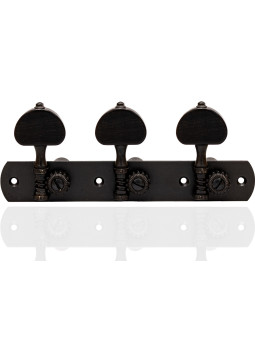 Rubner Vintage 150-410N Black Specker Classical Guitar Machine Head