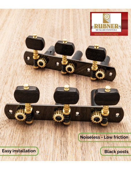 Clavijero Rubner Standard 150-300a-N-EH Guitarra Clásica | Maderas Barber