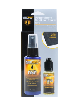 Pack pulimento limpiador guitarra, aceite diapasón y paño