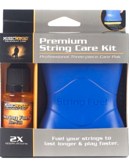 String cleaner kit with lubricant, cloth and refill | Maderas Barber