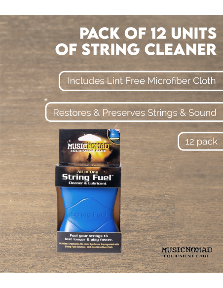 Pack of 12 units of string cleaner | Maderas Barber