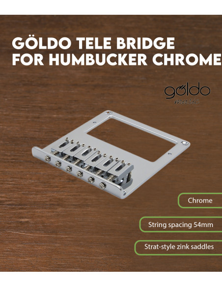 Chevalet Humbucker Telecaster Chromé