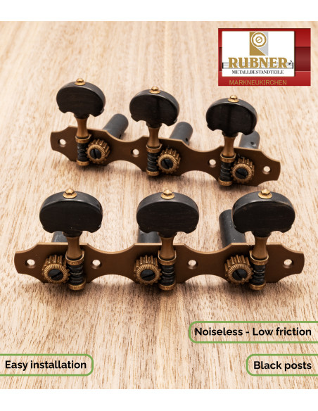Mécanique Rubner Vintage 150-400a Alder Brook Dark pour Guitare Classique | Maderas Barber