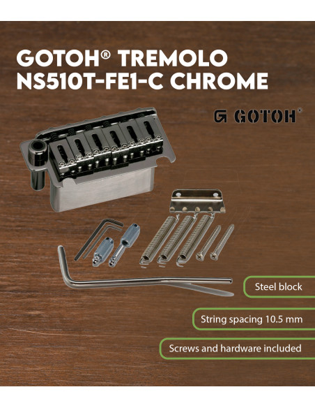 Gotoh® Tremolo NS510T-FE1-C Chrome