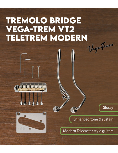 Pont Trémolo Vega-Trem VT2 Teletrem Modern