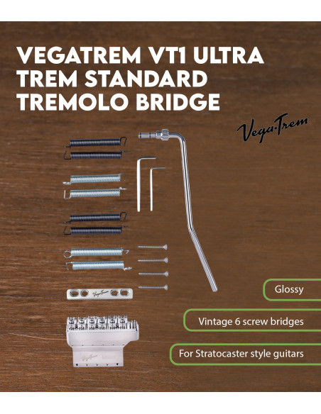 Vega-Trem VT1 Ultra Trem standard Tremolo Bridge
