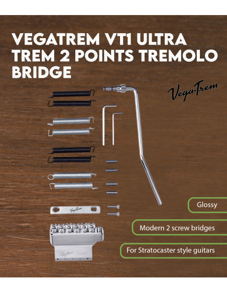 Chevalet Trémolo Vegatrem VT1 Ultra Trem 2 pivots