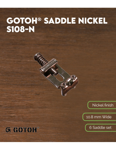Características Silletas Gotoh® Niquel S108-N