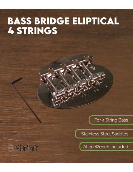 Buy bass bridge eliptical 4 strings