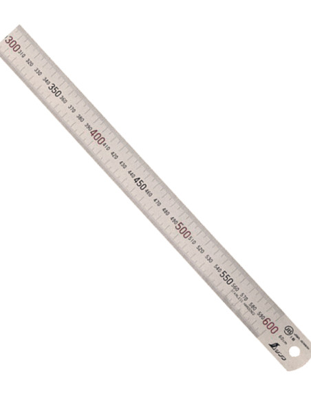 Règle en Acier Inoxydable Hosco 600mm| Maderas Barber