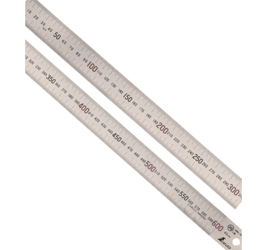 Stainless Steel Rule 600mm Hosco TL-RU600 | Maderas Barber
