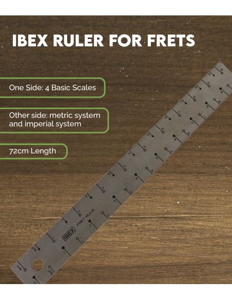 Règle pour frettes IBEX
