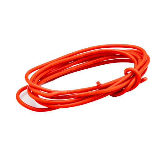 Cable De Conexión Rígido 22AWG 1m. Rojo