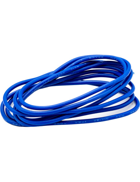 22AWG Blue 1m Single Core Hookup Wire | Maderas Barber