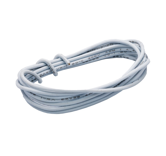 Cable De Conexión Rígido 22AWG 1m. Blanco