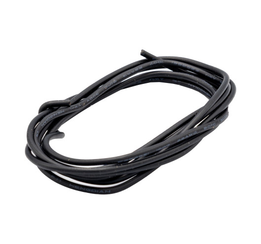22AWG Black 1m Single Core Hookup Wire | Maderas Barber